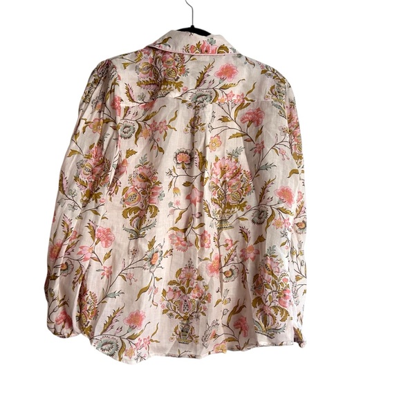 🌸 SPARTINA 449 Floral Ramie Button-Down Top 🌸 - Picture 4 of 9